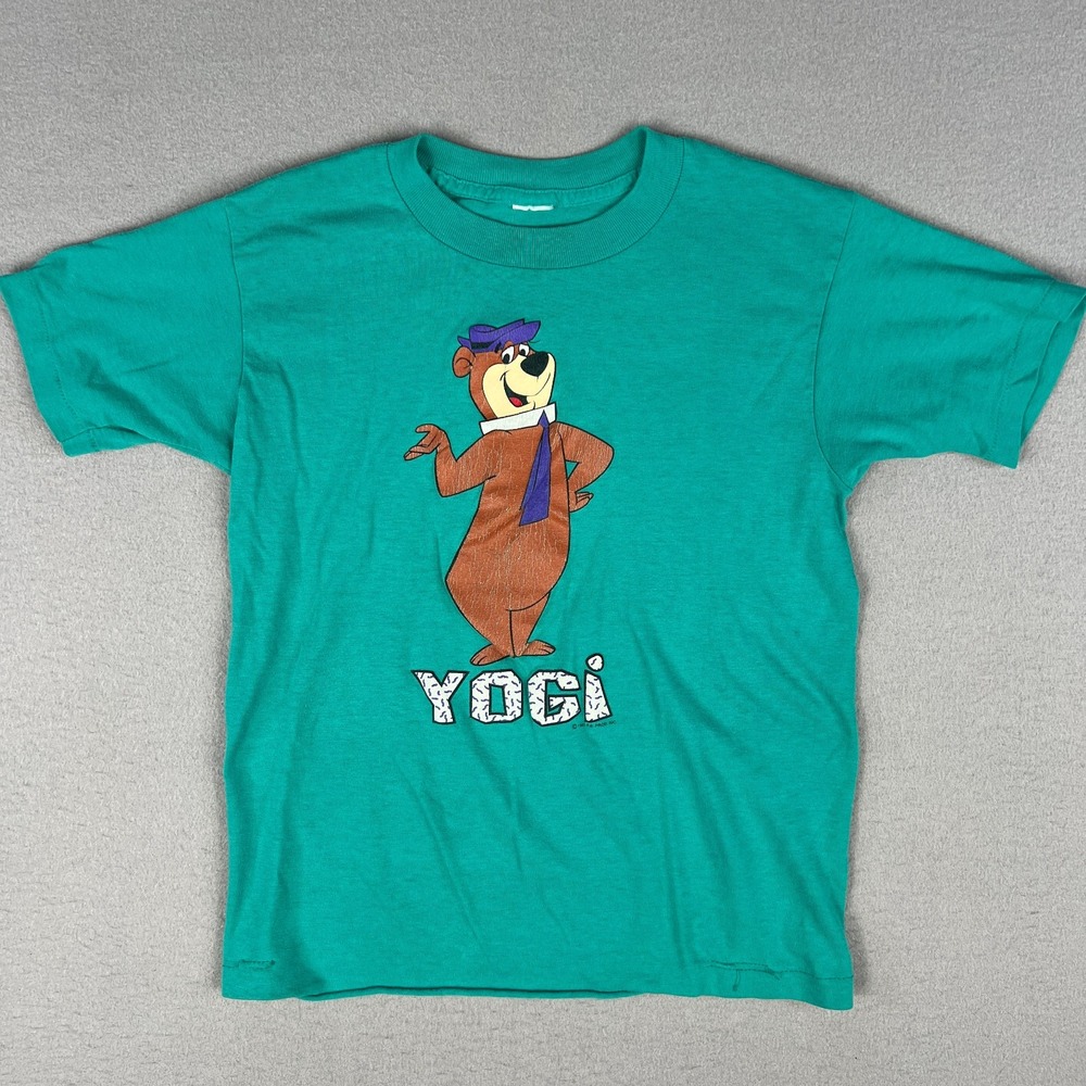 VTG Yogi‎ Bear T Shirt Youth S (6–7) 1992 90s Single Stitch Hanna-Barbera